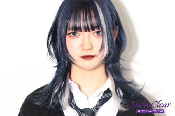 Kiểu tóc con sứa nữ gẩy light tạo điểm nhấn