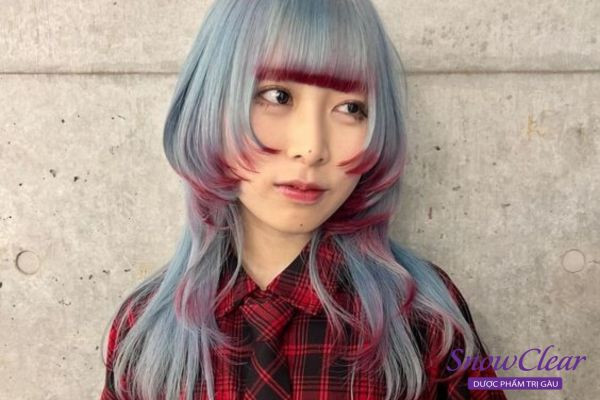 Kiểu tóc con sứa nữ với nhiều màu sắc độc đáo