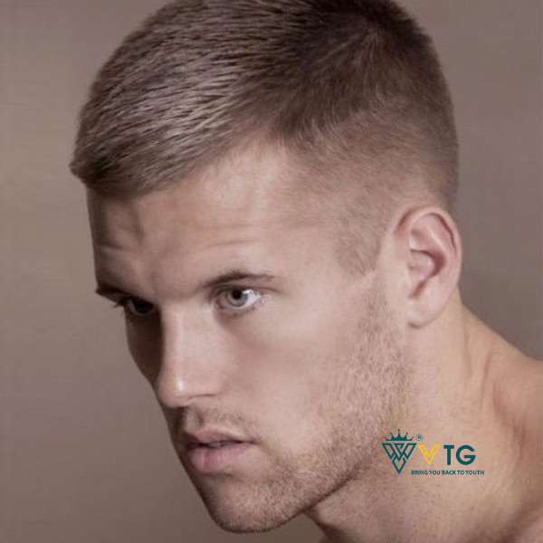 Kiểu tóc crew cut ba phân gọn gàng và tinh tế