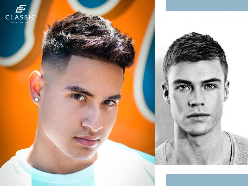 Kiểu tóc Crew Cut gọn gàng, nam tính cho kiểu tóc ăn Tết nam năng động