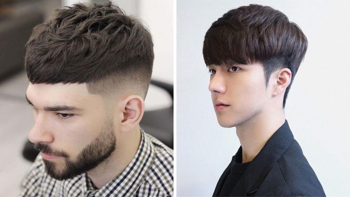 Kiểu tóc crop dài uốn sóng bồng bềnh cho nam