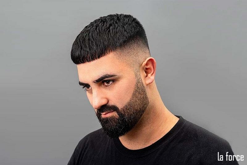 kiểu tóc crop fade