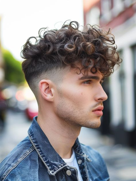 Kiểu tóc curly nam undercut