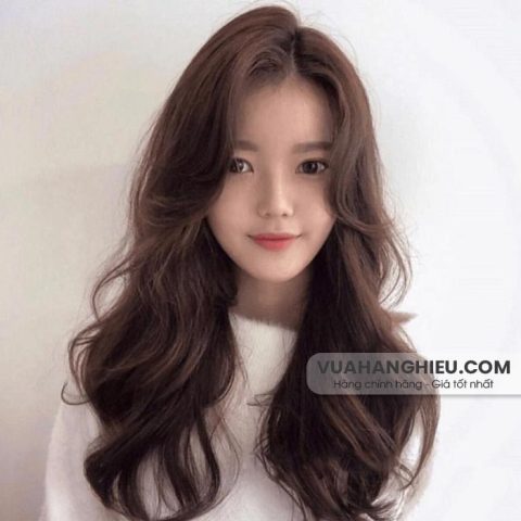 Kiểu tóc dài uốn gợn sóng layer bồng bềnh, che khuyết điểm