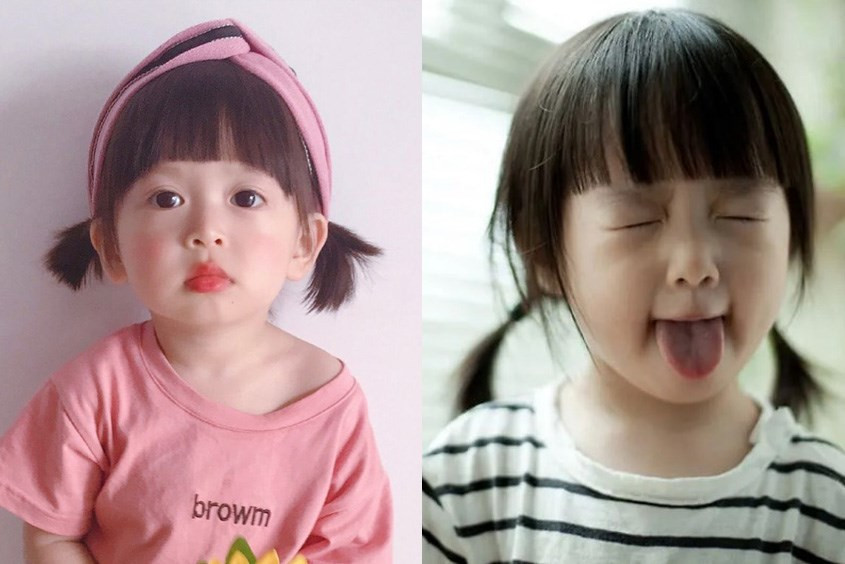 Kiểu tóc dễ thương cho bé gái với tóc ngắn buộc hai bên