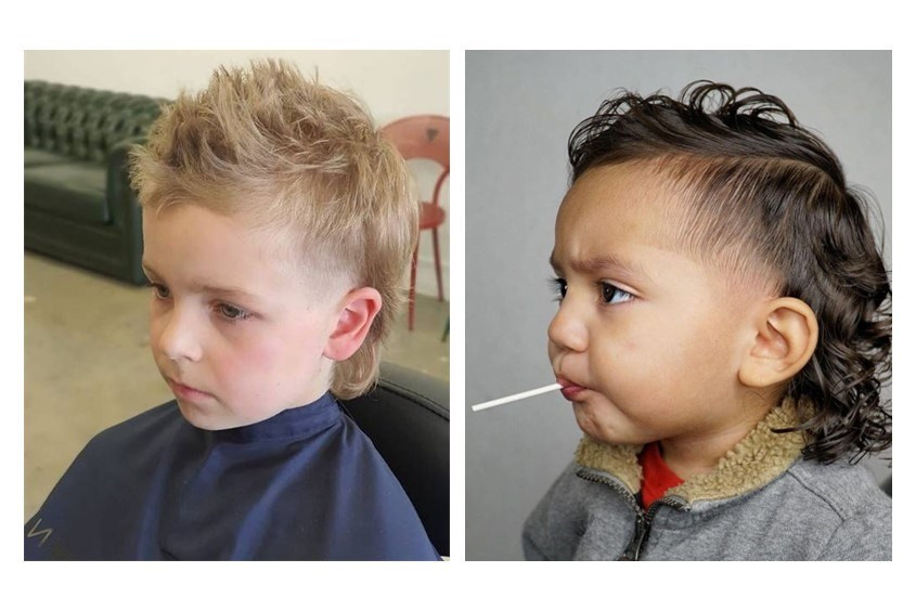 Kiểu tóc đẹp cho bé trai cá tính được ba mẹ yêu thích, tóc Mullet đuôi dài phong cách hot boy