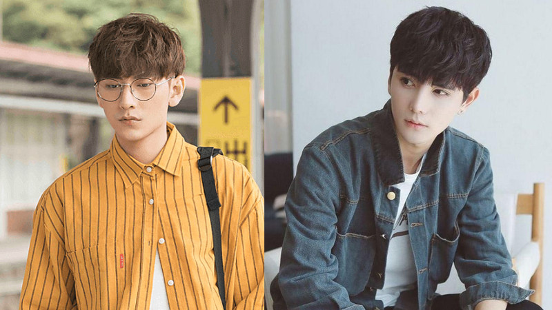 Kiểu tóc đẹp cho tóc xoăn tự nhiên nam mái ngố phong cách Hàn Quốc