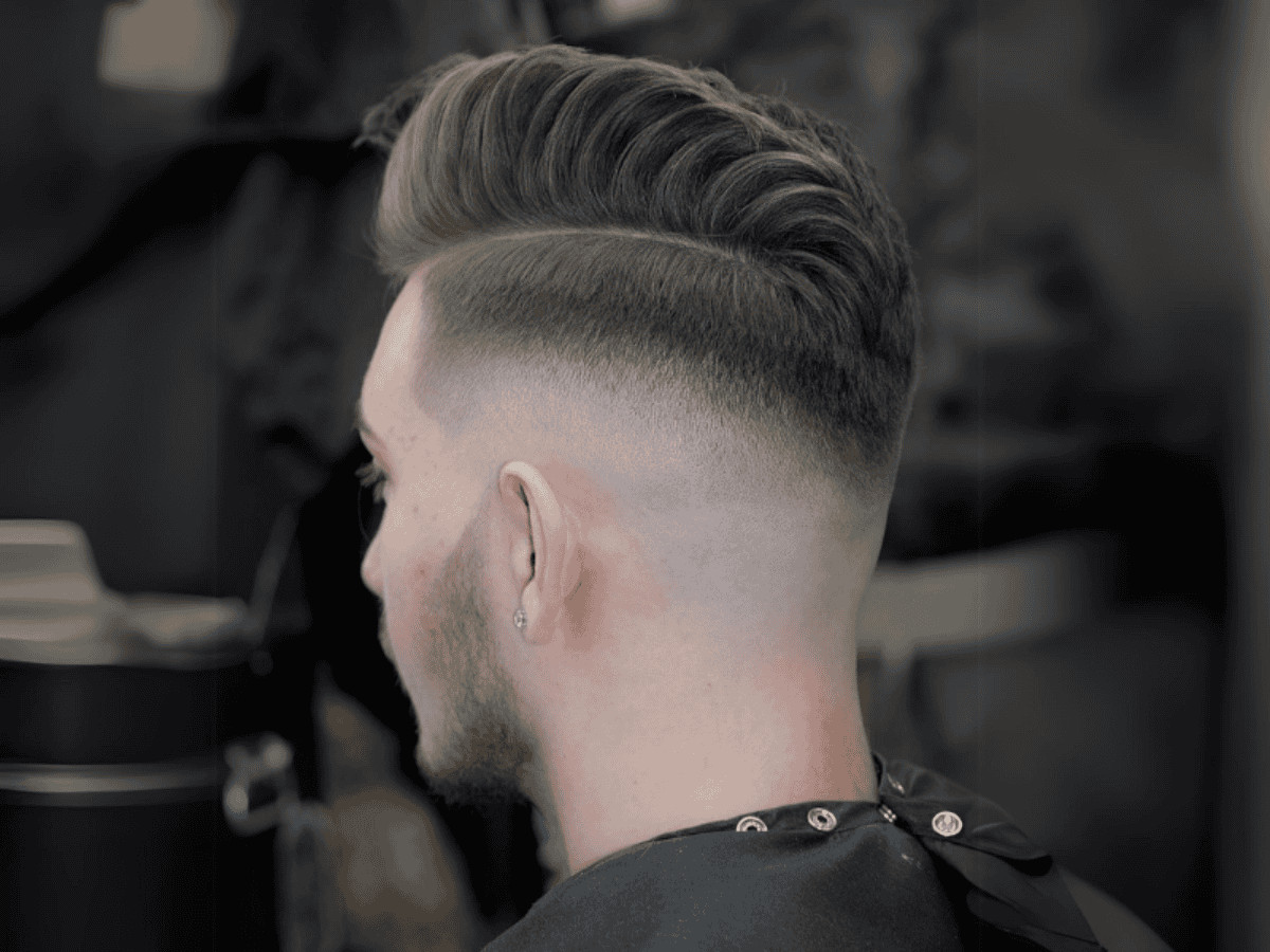 Kiểu tóc Fade cho khuôn mặt tròn