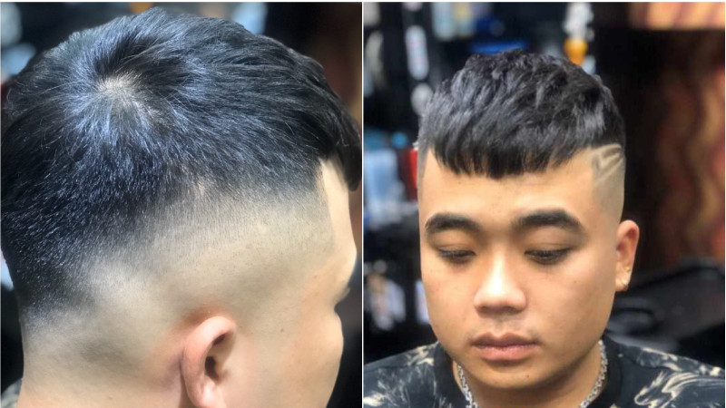 Kiểu tóc French Crop với phần mái bằng ngắn, tạo vẻ ngoài trẻ trung và hiện đại cho các bạn trai.