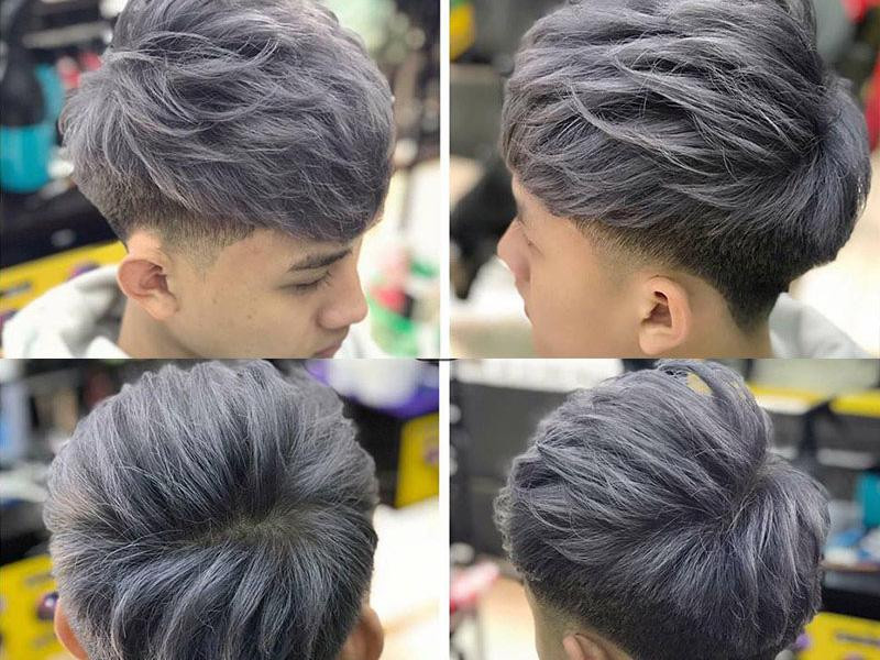 Kiểu tóc layer gáy nhọn phong cách Hàn Quốc