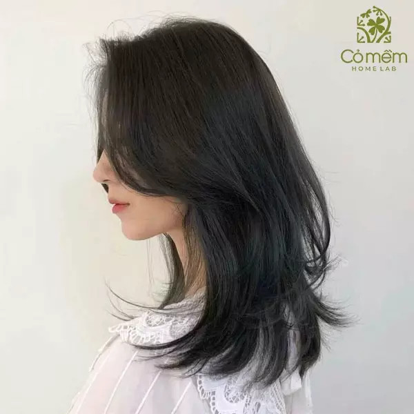 Kiểu tóc layer học sinh nữ mặt dài phá cách với mullet