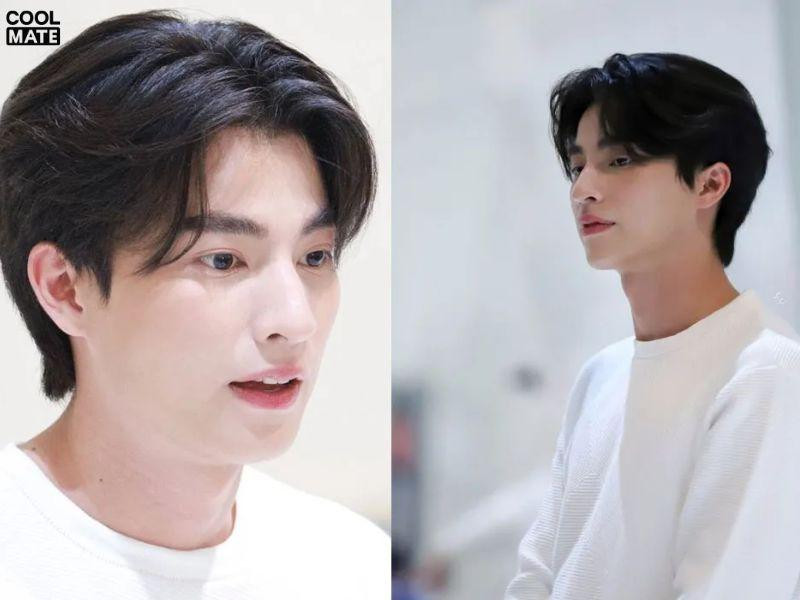 Kiểu tóc layer nam ngôi giữa phù hợp cho nhiều phong cách