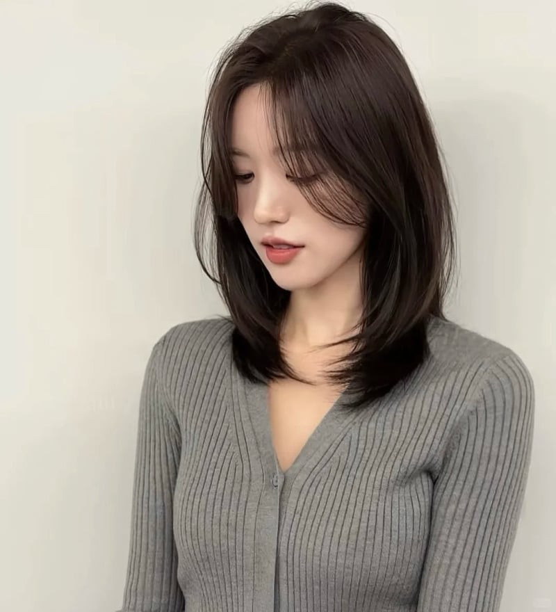 Kiểu tóc layer ngắn tạo phồng chân tóc