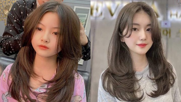 Kiểu tóc layer ngắn tỉa mỏng cho nữ mặt tròn thanh lịch