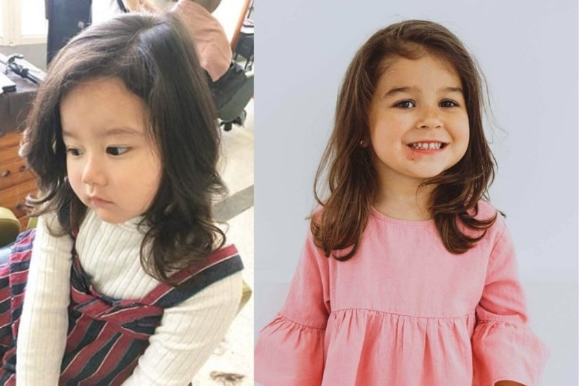 Kiểu tóc layer nhiều lớp cho bé gái 2 tuổi sành điệu