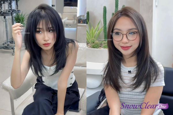 Kiểu tóc lỡ thẳng tôn điểm nhấn trên khuôn mặt