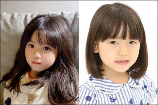 Kiểu tóc mái bằng đáng yêu cho bé gái 10 tuổi