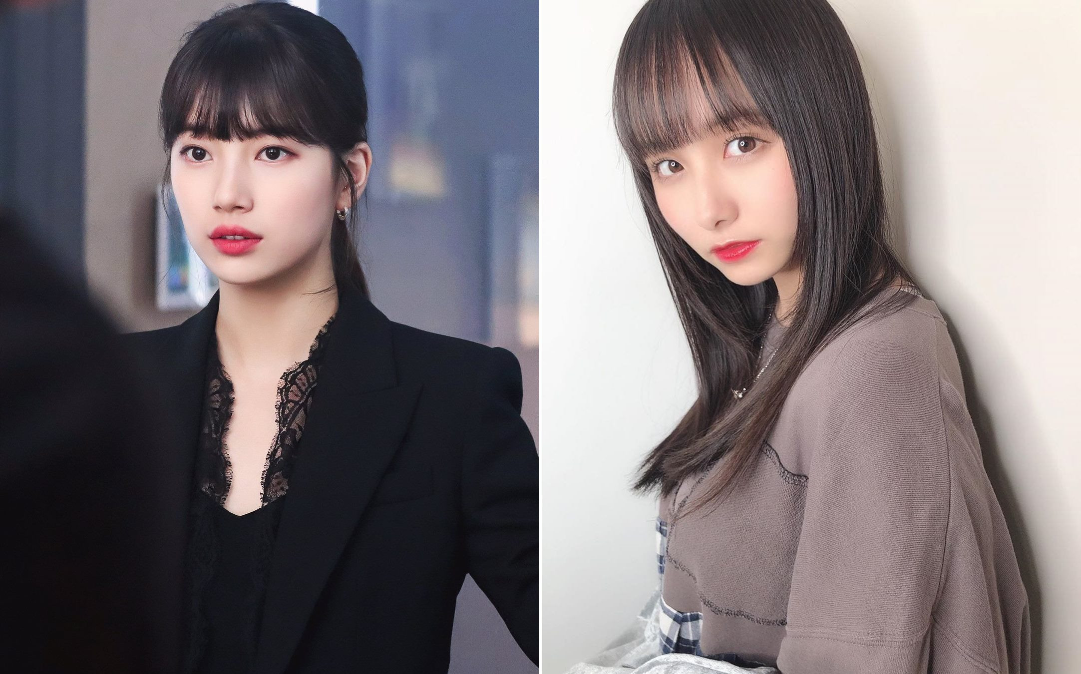 Kiểu tóc mái bằng đẹp cho mặt tròn