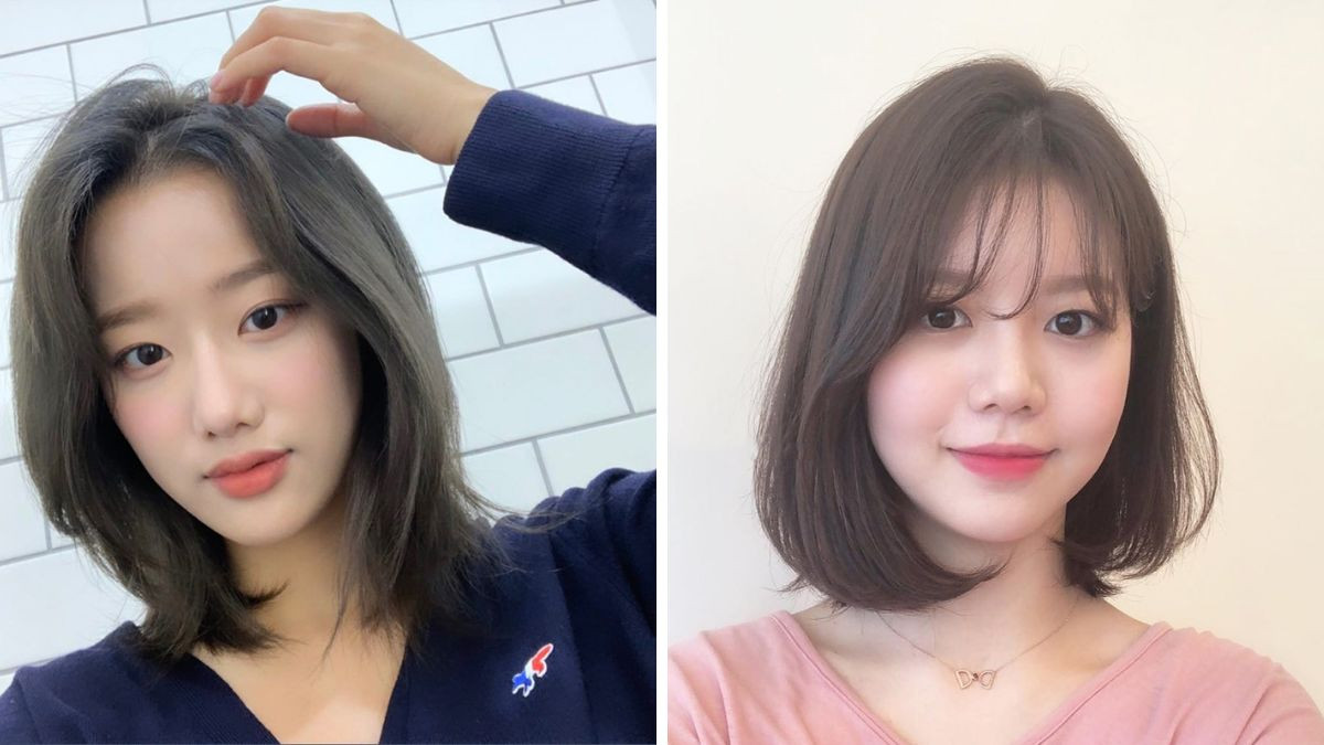 Kiểu tóc mái bay layer hợp với mặt trái xoan