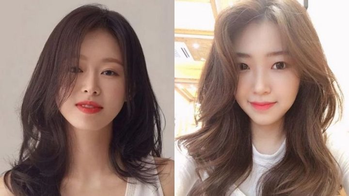 Kiểu tóc mái dài Hàn Quốc nữ tính