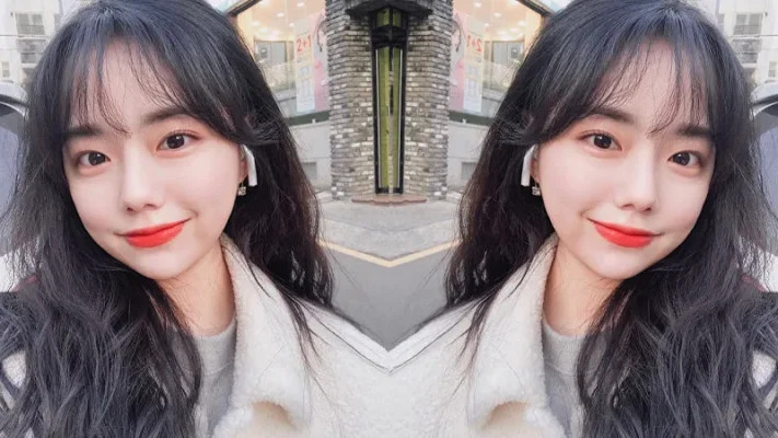 Kiểu tóc mái thưa uốn nhẹ