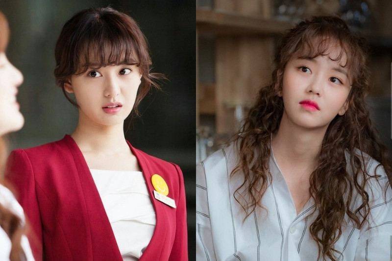 Kiểu tóc mái uốn xoăn tít