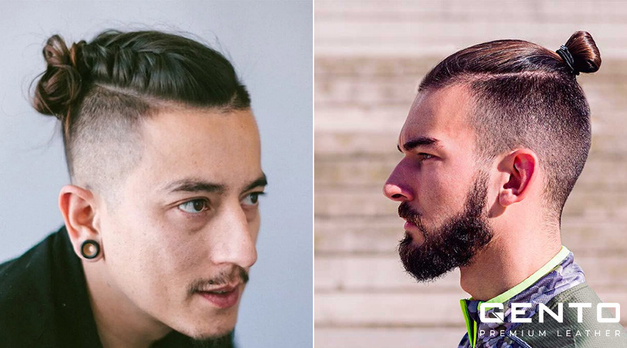 Kiểu tóc manbun nam phong cách châu Âu, tạo vẻ ngoài lạnh lùng, lôi cuốn.