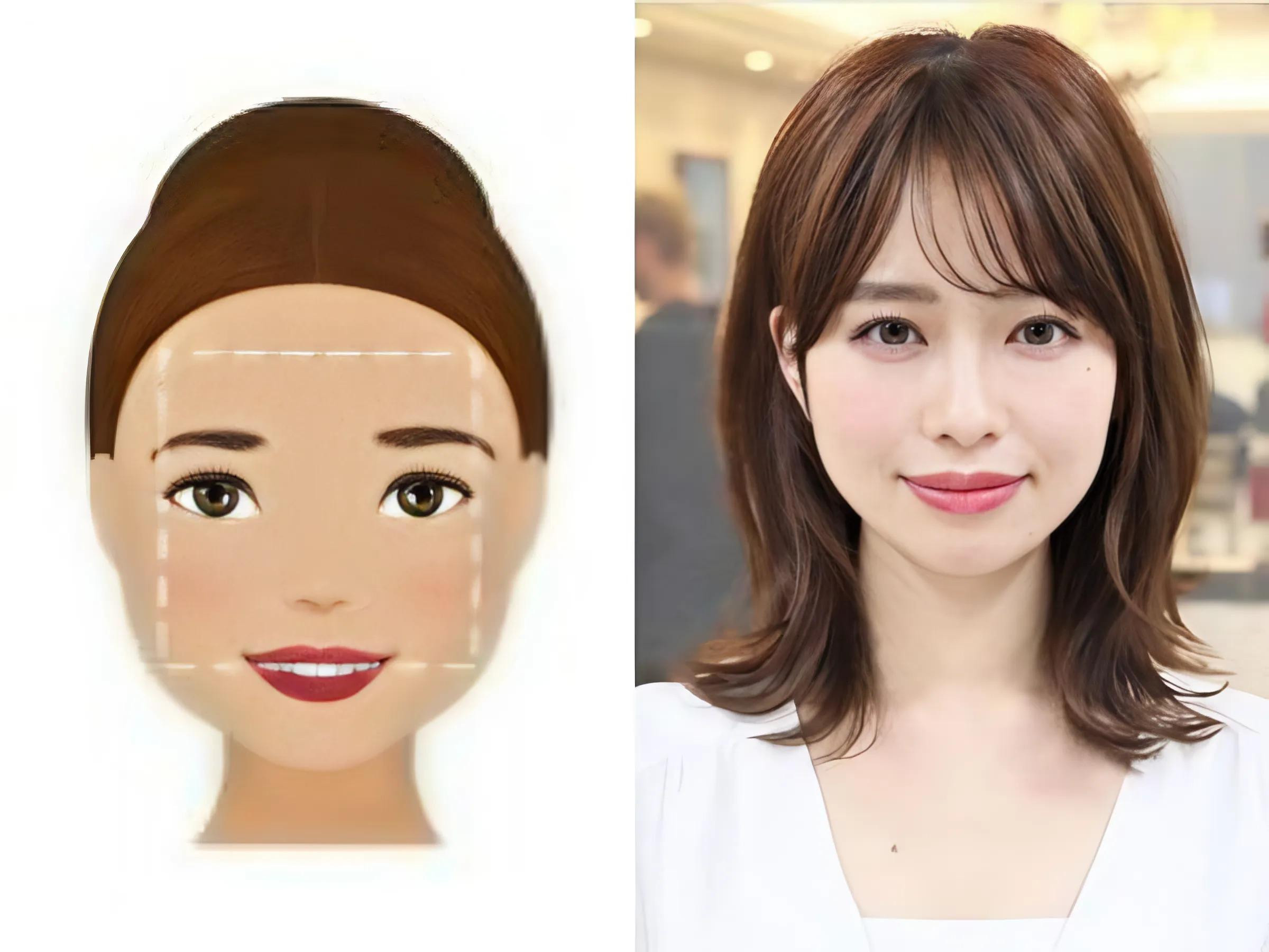 Kiểu tóc mềm mại dành cho dáng mặt vuông khi mặc áo dài tham dự đám cưới
