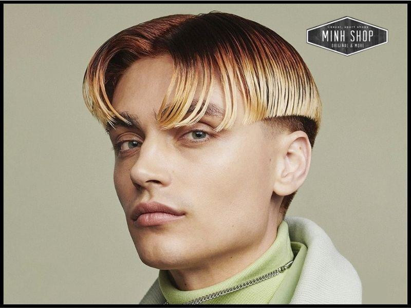 Kiểu tóc Middle Part cho nam trán cao
