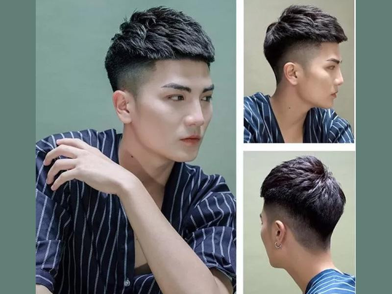 Kiểu tóc mohican gáy nhọn nam tính