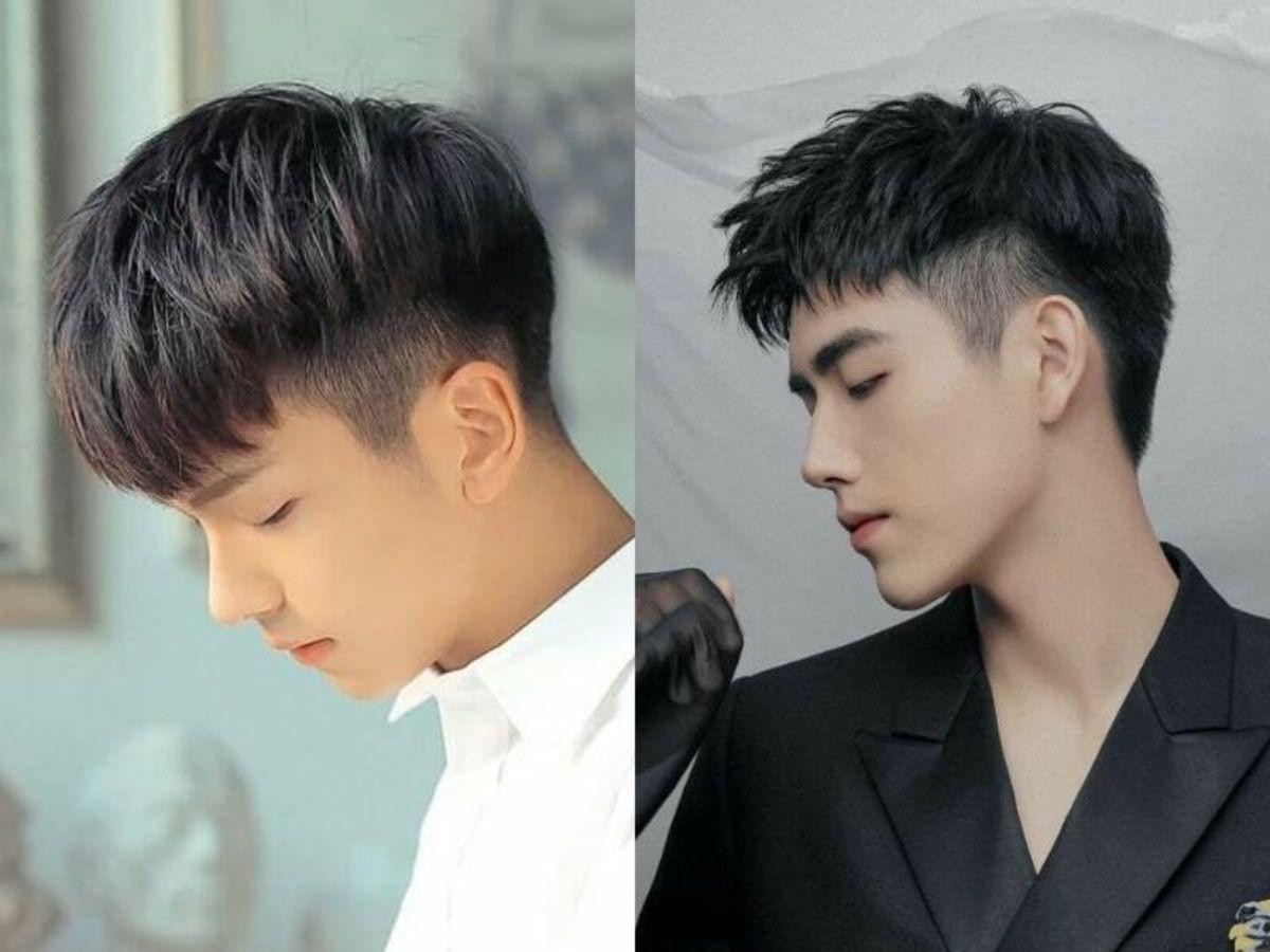 Kiểu tóc Mohican giúp tạo điểm nhấn và tăng chiều cao cho tổng thể mái tóc, cân đối mặt gầy