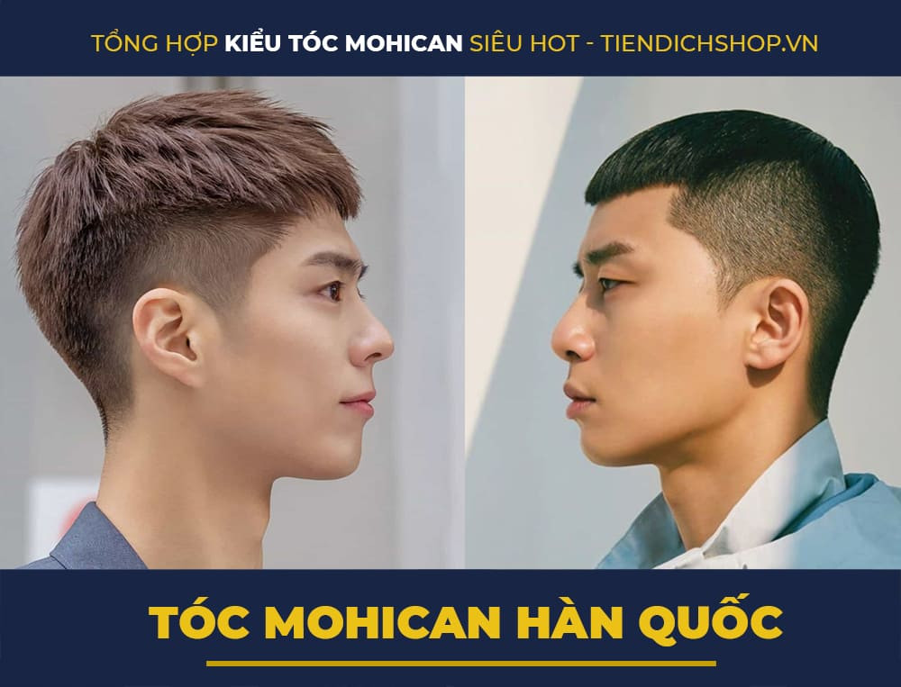 Kiểu tóc Mohican Hàn Quốc lãng mạn