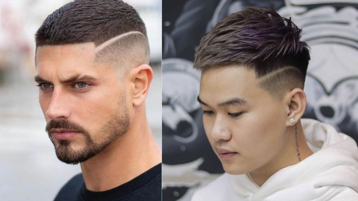 Kiểu tóc mohican nam kẻ sọc tạo điểm nhấn độc đáo, tăng vẻ nam tính