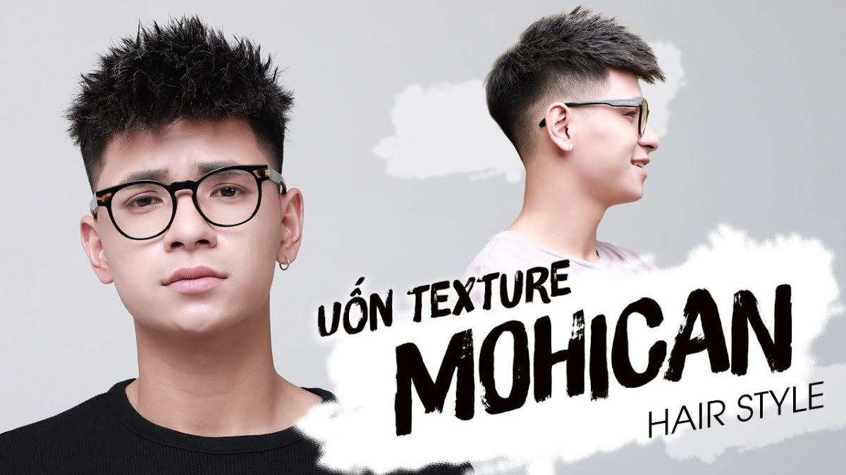 Kiểu tóc mohican nam Textured bồng bềnh, trẻ trung và phong cách