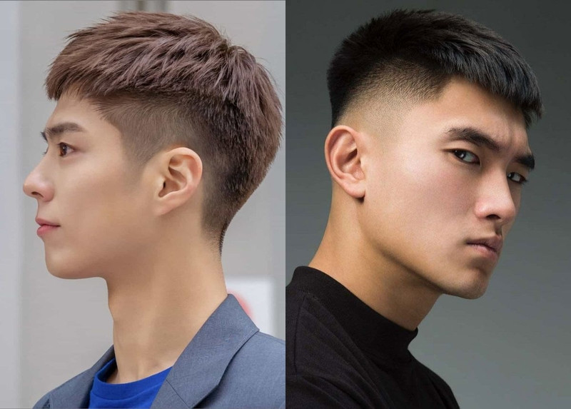 Kiểu tóc Mohican năng động và cá tính cho nam mặt trái xoan