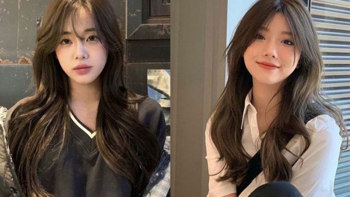 Kiểu tóc mullet đuôi sói nữ cho mặt tròn