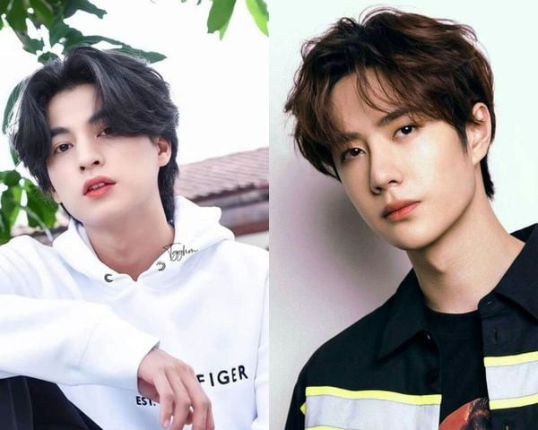 Kiểu tóc mullet mềm mại cho người mặt vuông