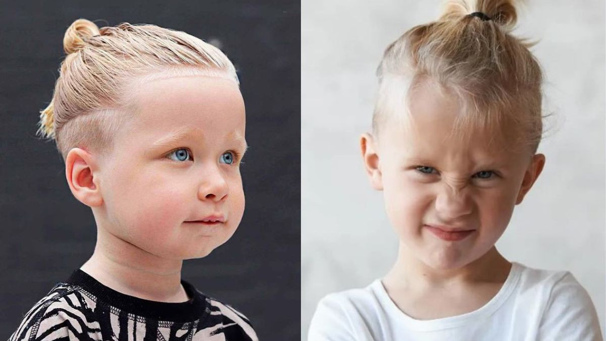 Kiểu tóc nam buộc đẹp cho bé trai cá tính