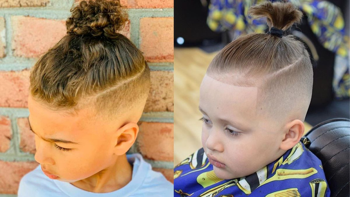 Kiểu tóc nam buộc đẹp cho bé trai khỏe khoắn
