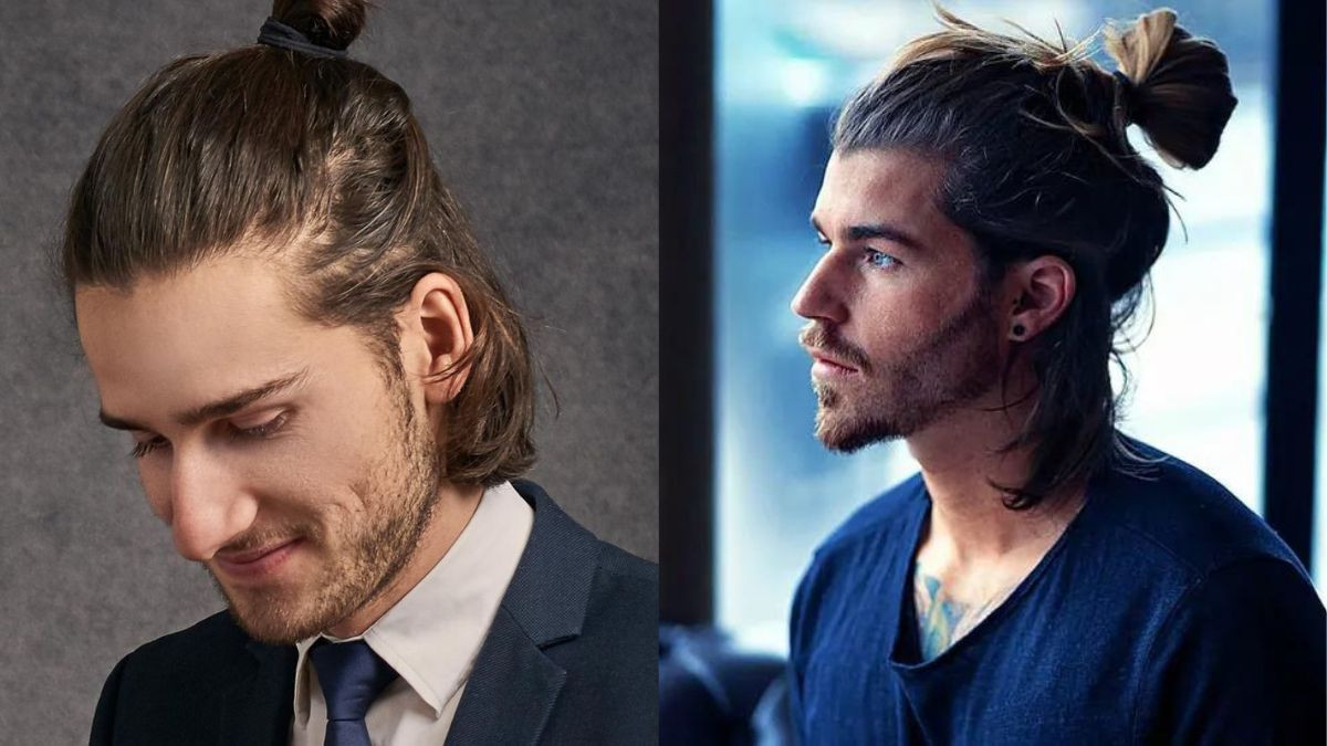 Kiểu tóc nam buộc đẹp mullet ấn tượng