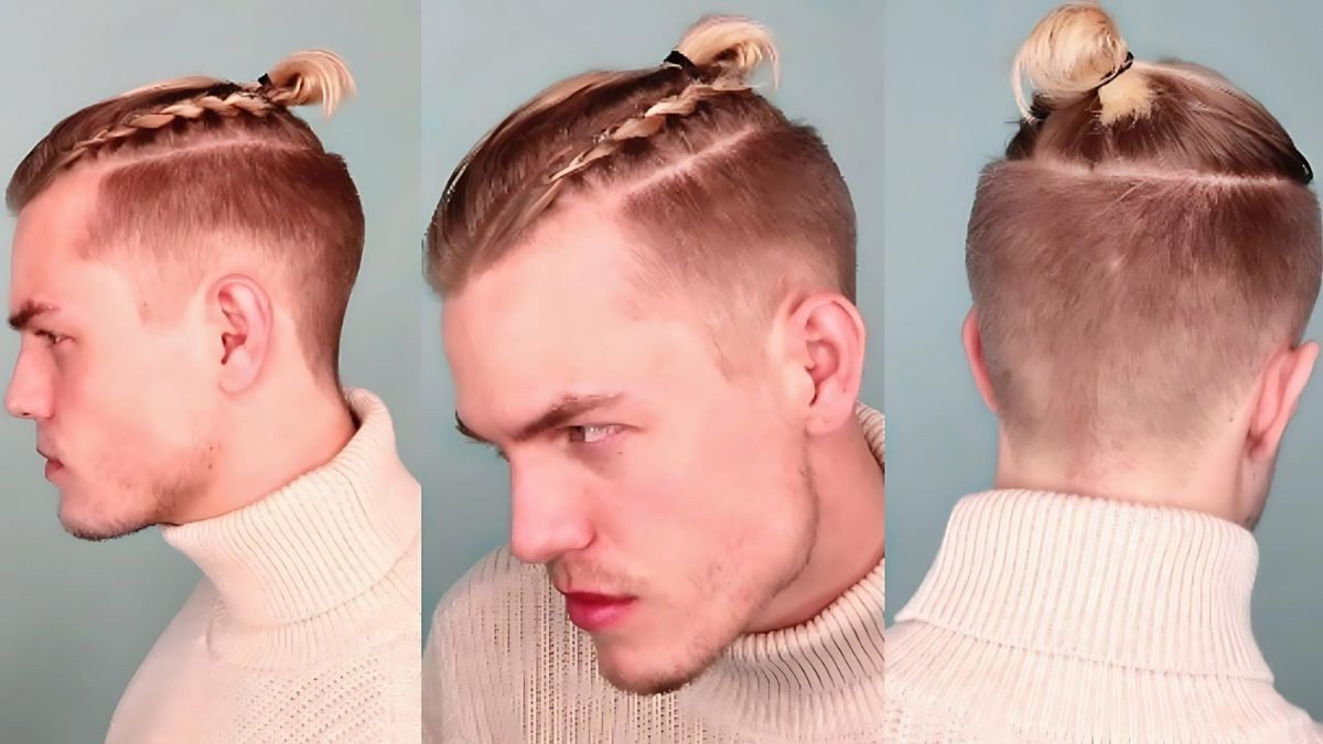 Kiểu tóc nam buộc lên Mohican dài mạnh mẽ
