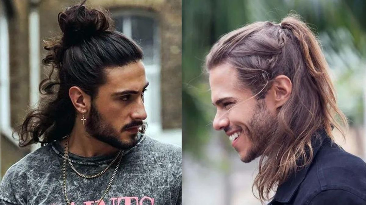 Kiểu tóc nam buộc lên mullet ấn tượng