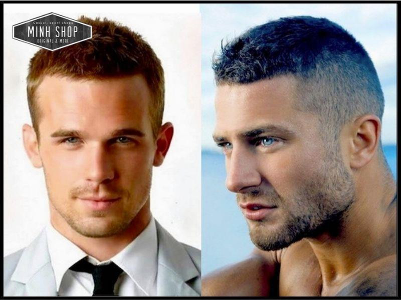 Kiểu tóc nam Caesar cổ điển phù hợp với người tóc thưa