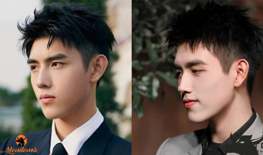 Kiểu tóc nam cho mặt dài, Side Part cân đối khuôn mặt