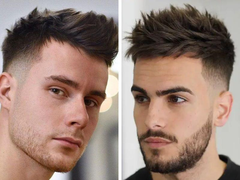 Kiểu tóc nam công sở Spiky textured