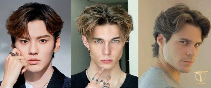 Kiểu tóc nam middle part cổ điển, rẽ ngôi giữa lịch lãm