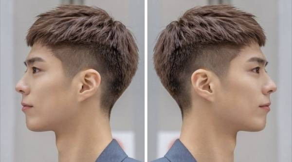 Kiểu tóc nam ngắn đẹp Crew Cut cho mặt dài