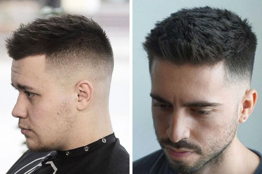 Kiểu tóc nam ngắn mùa hè Short Quiff điển trai