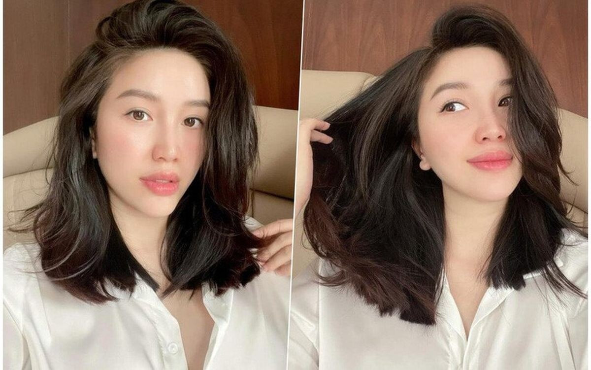 Kiểu tóc ngắn 7 3 nữ