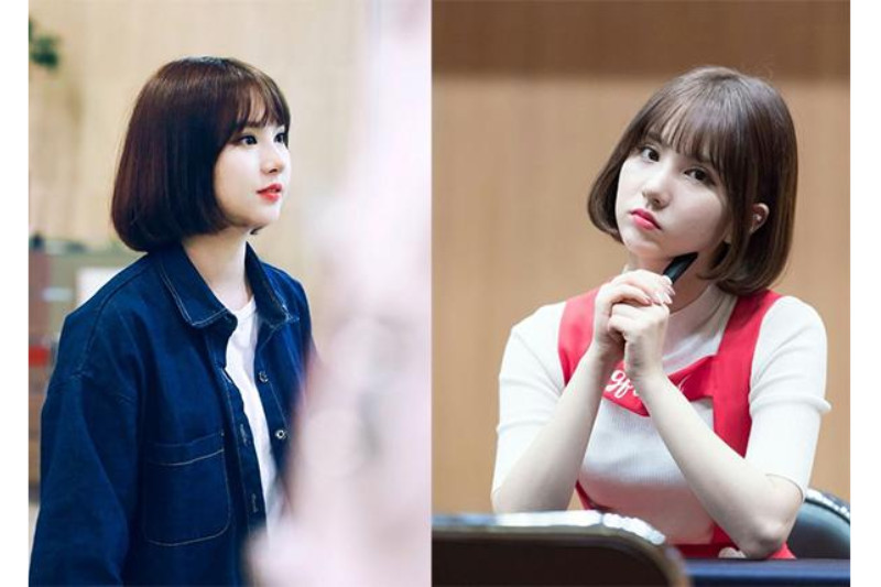 kiểu tóc ngắn cụp đuôi cho mặt tròn, mang lại vẻ ngoài sang trọng